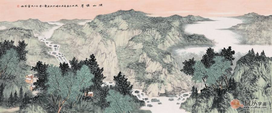 中国美协会员画家王宁作品：寄情于山水之间，美哉！