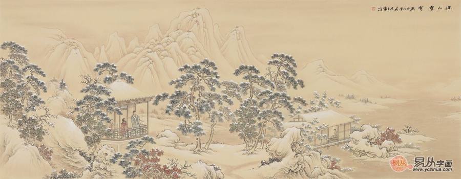 中国美协会员画家王宁作品：寄情于山水之间，美哉！