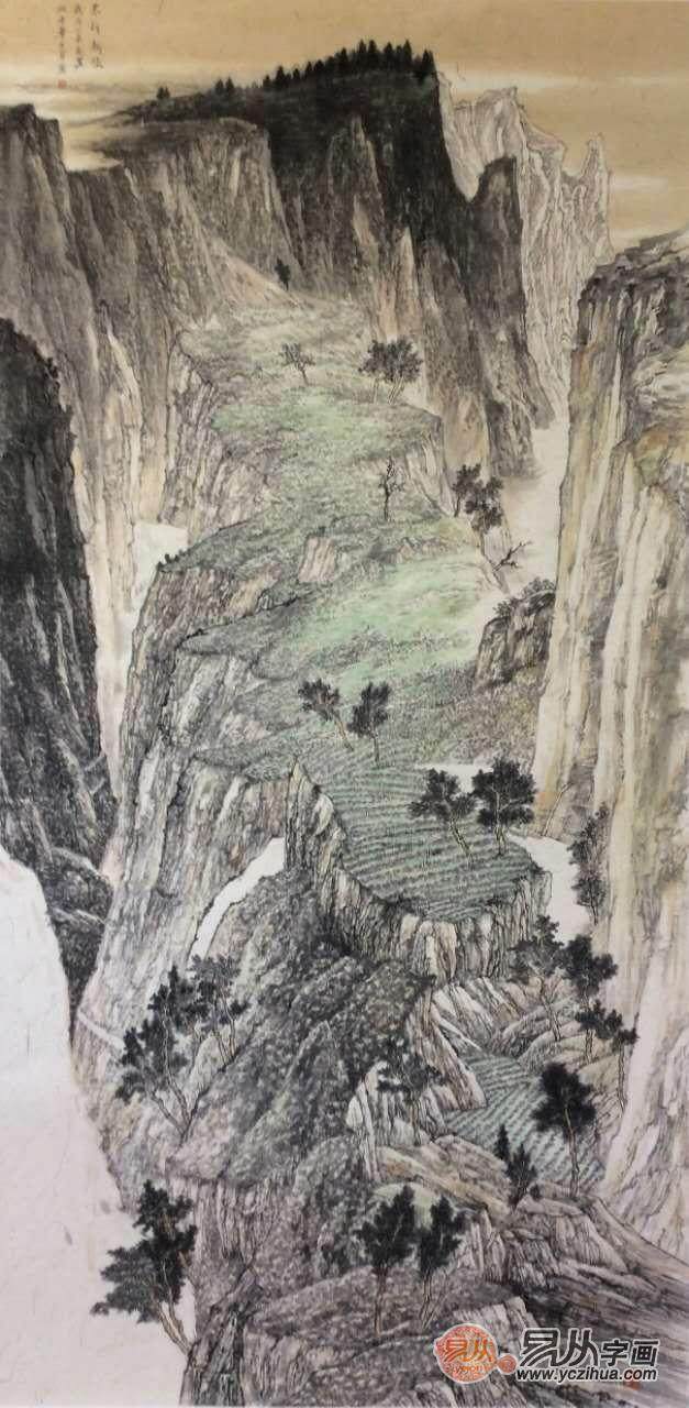 中国美协会员画家王宁作品：寄情于山水之间，美哉！