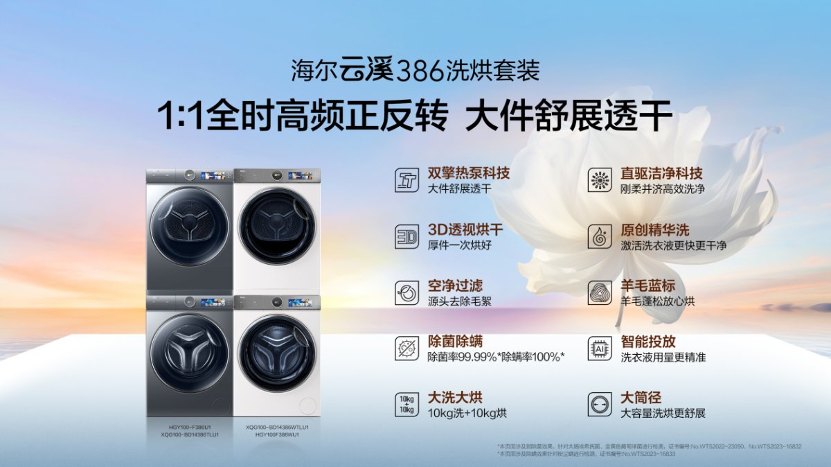  Haier double engine heat pump dryer is needed to dry clothes in rainy season