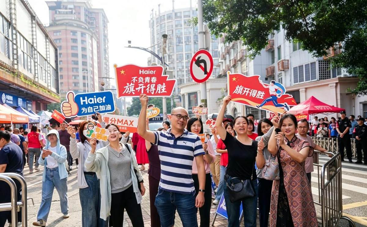 连续9年行业最长坚守，海尔爱心冷柜为28城市高考送清凉